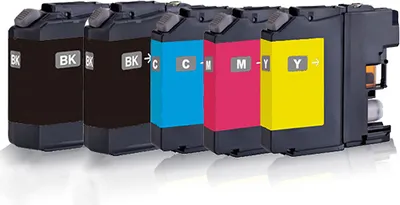 Produktbild von Print-Klex 5x kompatible Tintenpatronen kompatibel mit Brother LC223 LC225 LC227 MFCJ 5600 MFCJ 5620DW MFCJ 5625DW MFCJ 5720DW - Sparpack - Print Plus Serie