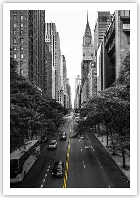 Produktbild von Poster - Poster ohne Rahmen - Broadway New York - 70x100 cm - Wand Bild - Wanddeko - Wandbilder - Kunstposter - Wandposter - Bilder - Kunstdruck - Wanddekoration - Wandbild - P2XPA70x100-5184
