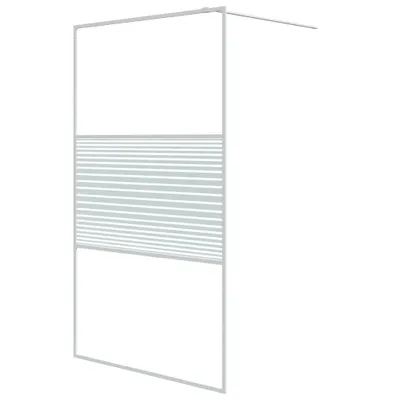 Obrázok produktu pre vidaXL Sprchová zástena pre sprchovací kút biela 115x195 cm ESG číre sklo