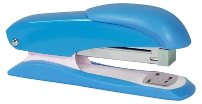 Produktbild von Idena 11547 Heftgerät 13 cm, inklusive 50 Heftklammern 24/6, hellblau, für 20 Blatt