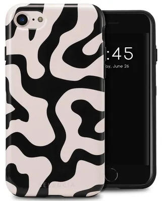 Imagen del producto de Funda Trasera Colorida para Apple iPhone SE (2022 / 2020) / 8 / 7 / 6(s) - Art Wave Black