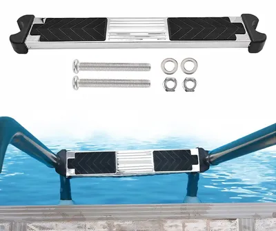 Immagine prodotto di Scala di sicurezza per piscine, in acciaio inossidabile, con design antiscivolo