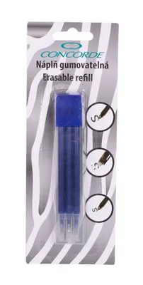 Obrázek produktu pro Náplň CONCORDE Trix - pogumovatelná, 3ks, modrá