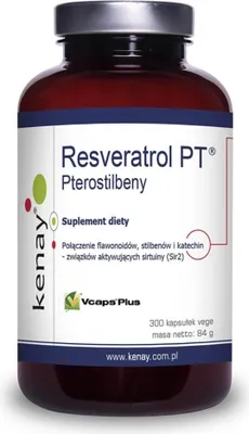 Produktbild von Pterostilbeny Resveratrol pt 300 Kapseln KENAY