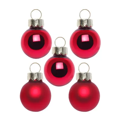 Produktbild von Weihnachtskugeln Glas 2cm 25 Stück - Ochsenblut