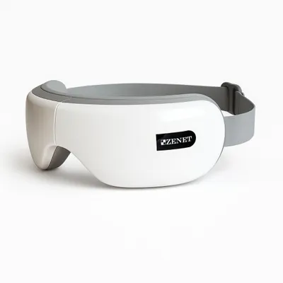 Zenet 701 massagebrille mit wärme, massagesessel erweiterung, wiederaufladbar, kompression vibration