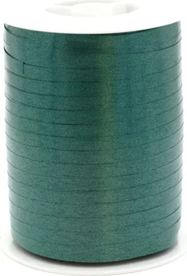 Produktbild von Geschenkband Ringelband 5mm x 500m Rolle Dunkelgrün