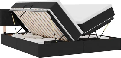 Immagine prodotto di Letto con Contenitore con materasso Nero 100 x 200 cm