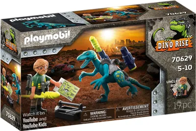 Immagine prodotto di PLAYMOBIL Dino Rise 70629 Zio Rob: armati per la battaglia
