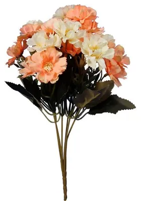 Productafbeelding van Strauss van 18 kersenbloesems, 30 cm, oranje