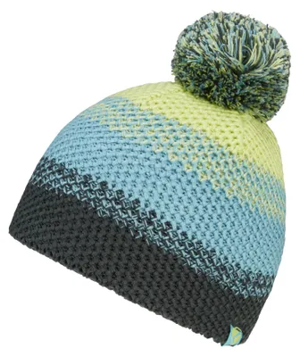 Produktbild von Ziener Kinder ISHI Mütze | warm, gestrickt, dreifarbig, Lime Light, S
