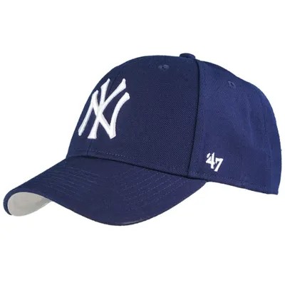 Image de Casquette MLB New York Yankees de la marque 47 Brand, modèle B-MVP17WBV-LN, pour homme, couleur bleu marine, taille unique