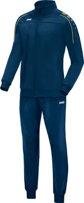 Produktbild von JAKO Unisex Trainingsanzug Polyester Classico, Farbe:nightblue/citro, Größe:XXL