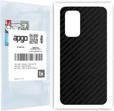Produktbild von apgo Rückseite Schutzfolie für OnePlus 9 -  Hinten Schutzfolie Carbon, Rückseite Folie schützt vor Kratzern und Fingerabdrücken