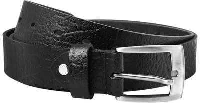 Produktbild von Leonardo Verrelli Herren Gürtel LV0045 90 cm - 140 cm (Bundweite) in Schwarz aus 100% Echtleder, kürzbar