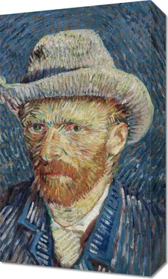 Obrázok produktu pre Obraz 30 x 50 cm  Autoportrét 2, Van Gogh Vintage do obývacej izby