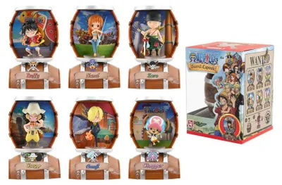 Immagine prodotto di 15329 - ONE PIECE - BARREL CAPSULE ASSORTED CTN - PDQ 6PZ - MINIFIGURE – Action figure – YUME