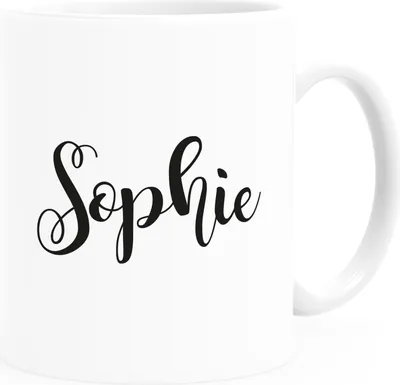 Produktbild von Kindertasse Kunststoff mit Name personalisierte Namenstasse für Kinder Jungen Mädchen SpecialMe® weiß Kunstoff-Tasse