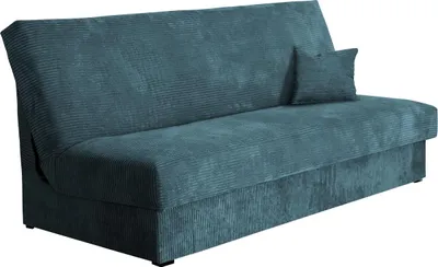 Produktbild von MIRJAN24 Schlafsofa Adela Mini Cord, Couch mit Schlaffunktion und Bettkasten, 3 Sitzer Aufklappbar Sofa (Farbe: Poso 01)