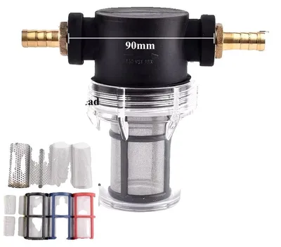 Productafbeelding van Waterfilter, koperen aansluiting, verschillende maasgroottes, 40 mesh, 1/2 inch - 13 mm