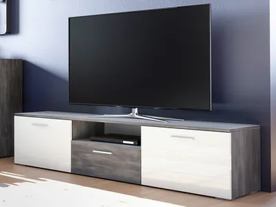 Produktbild von TV-Lowboard Unterschrank Fernsehtisch HiFi Element Rack Schrank "Maurits I"