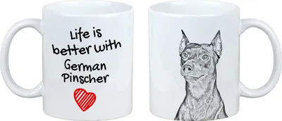 Produktbild von Art-Dog Keramiktasse Deutscher Pinscher
