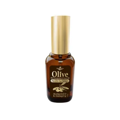 Produktbild von Herbolive Gesichts- und Augenserum gegen Falten und Hautalterung 30ml