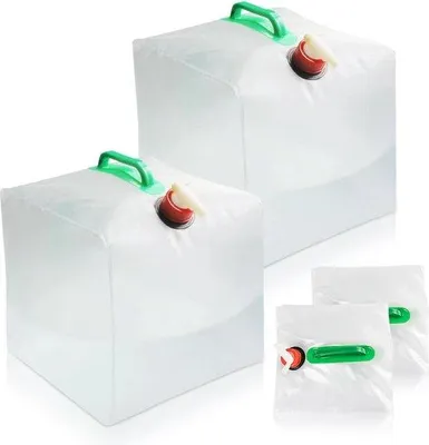 Productafbeelding van Famanu waterkanister 20 liter - Opvouwbaar met uitloopkraan en draaghandvat
