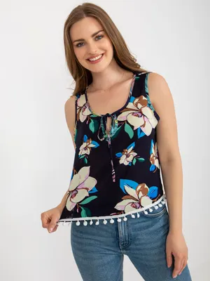 Produktbild von Baiyibaishun Tanktop für Frauen Dailyr dunkelblau M/L