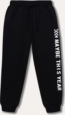 Productafbeelding van Joggingbroek voor jongens, merk Maybe, zwart, maat 140