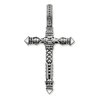 Image de Pendentif croix argent