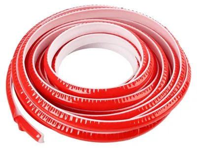 Productafbeelding van Zelfklevende Decoratieve Sierlijsten - 12 mm x 9 mm, Wit