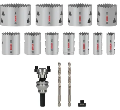Zdjęcie produktu dla BOSCH 2608901549 BOSCH PRO Multi Material Q-Lock Lochsägen-Set, 15-teilig
