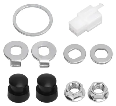Immagine prodotto di Kit di dadi e rondelle per motore da mozzo per bicicletta in acciaio con gambo da 12 mm per componenti universali per biciclette