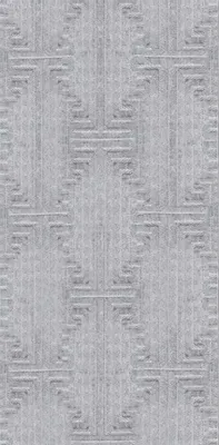 Productafbeelding van Modern grijs vloerkleed, korte pool, abstract geometrisch design, geschikt voor de woonkamer