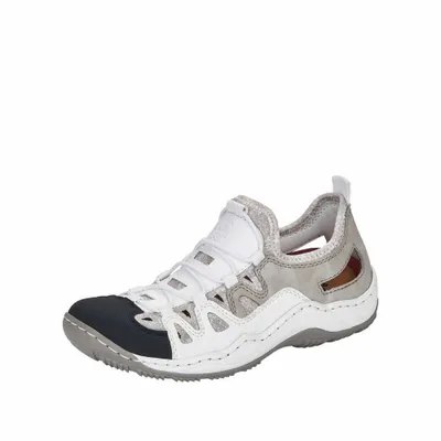 Produktbild von Rieker L0539-80 - Rieker Slipper Weiß Rieker Farbe: weiss, Größe: 42,