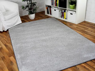 Produktbild von Hochflor Velours Teppich Triumph Hellgrau in 24 Größen, Größe:160x200 cm