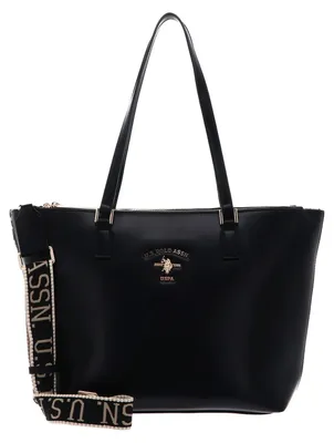 Zdjęcie produktu dla U.S. POLO ASSN. Shopper Shoulder Bag Heat Torba na zakupy czarny czarny