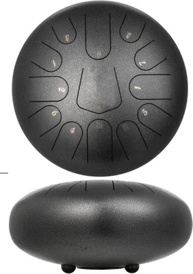 Produktbild von Famanu Handpan Drum - 12 Zoll, 13 Töne in C-Moll, inklusive Tragetasche