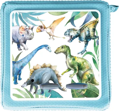 Produktbild von MeinBaby123® Toniebox Schutzfolie | Dinosaurier im Dschungel