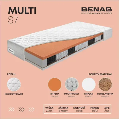 Produktbild von Benab Multi S7 Matrac 140 x 200 cm