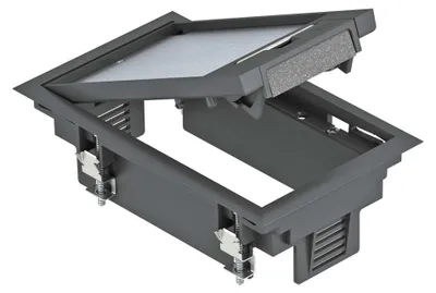 Produktbild von OBO Bettermann Geräteeinsatz GES2U 30700F6 graphitschwarz (7405120)