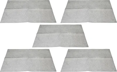 Produktbild von vhbw 5x Filter Vliesfilter kompatibel mit Siemens 60 cm Dunstabzugshaube - 57 x 47 x 0,3 cm, Mikrovlies