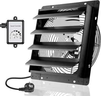 Obrázok produktu pre Odsávací ventilátor – odsávacia ventilácia, nástenný ventilátor, okenný ventilátor, priemyselný ventilátor – 350 mm