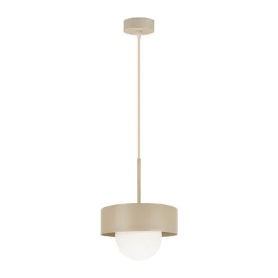 Obrázek produktu pro Luxolar – LED závěsné svítidlo béžovo-šedé G9 15 W – závěsné svítidlo do obývacího pokoje, kuchyně – moderní loftový styl