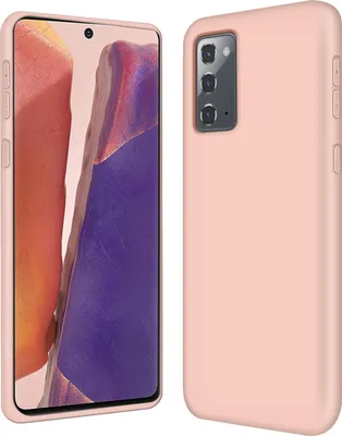 Zdjęcie produktu dla Etui na telefon Samsung Galaxy Note 20 silikonowe żelowe etui na telefon komórkowy, różowe