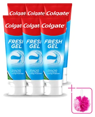 Immagine prodotto di 6 tubetti di dentifricio Colgate Blue Fresh Gel - 75 ml - Confezione risparmio - 6 pezzi
