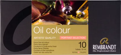Produktbild von Rembrandt Ölfarben-Set Porträtauswahl | 10 x 15 ml