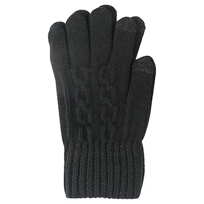 Produktbild von Herren-Winterhandschuhe, warme Thermo-Strick-Touchscreen-Handschuhe für Herren