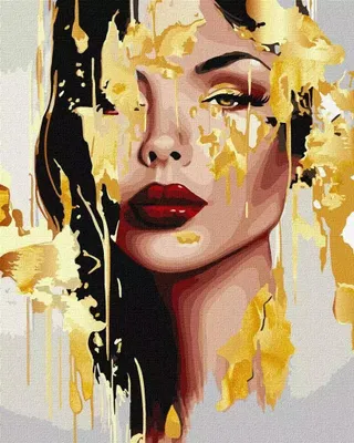 Image de Peinture par numéros - Beauté insolite 40x50cm
